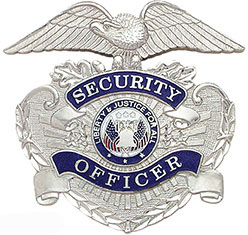 W58 - Security Officer Hat Badge