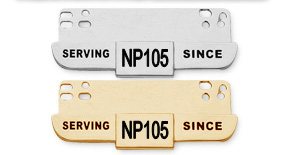 NP105 - "SERVING SINCE" Year Bar