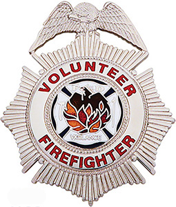 W55 - Volunteer Firefighter Badge