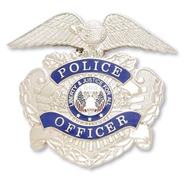 W92 - Police Officer Hat Badge